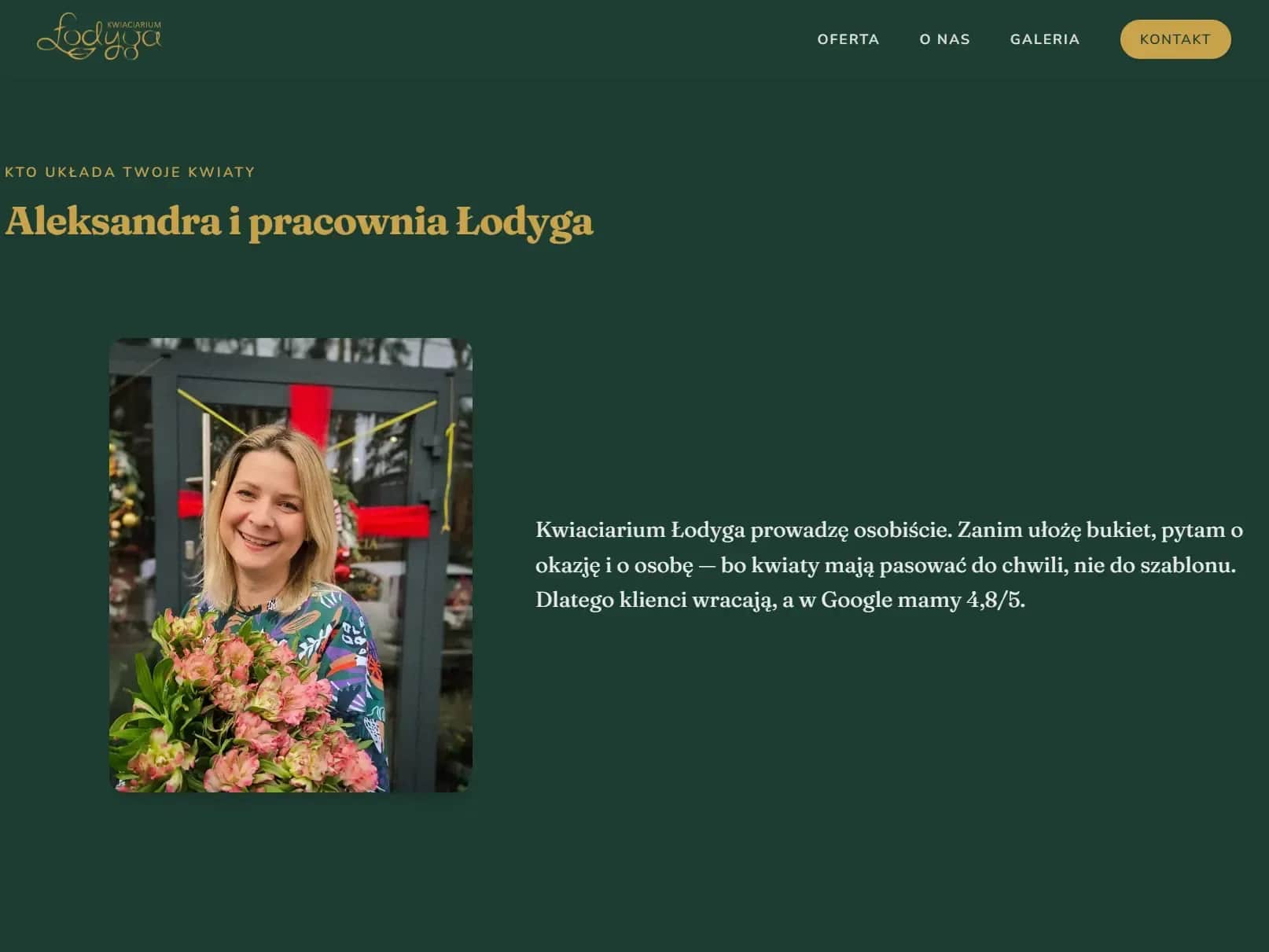 Aleksandra i pracownia — twarz zamiast „pasji”