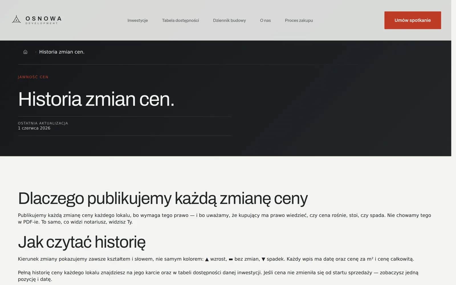 „Dlaczego publikujemy ceny” — jawność jako argument, nie obowiązek