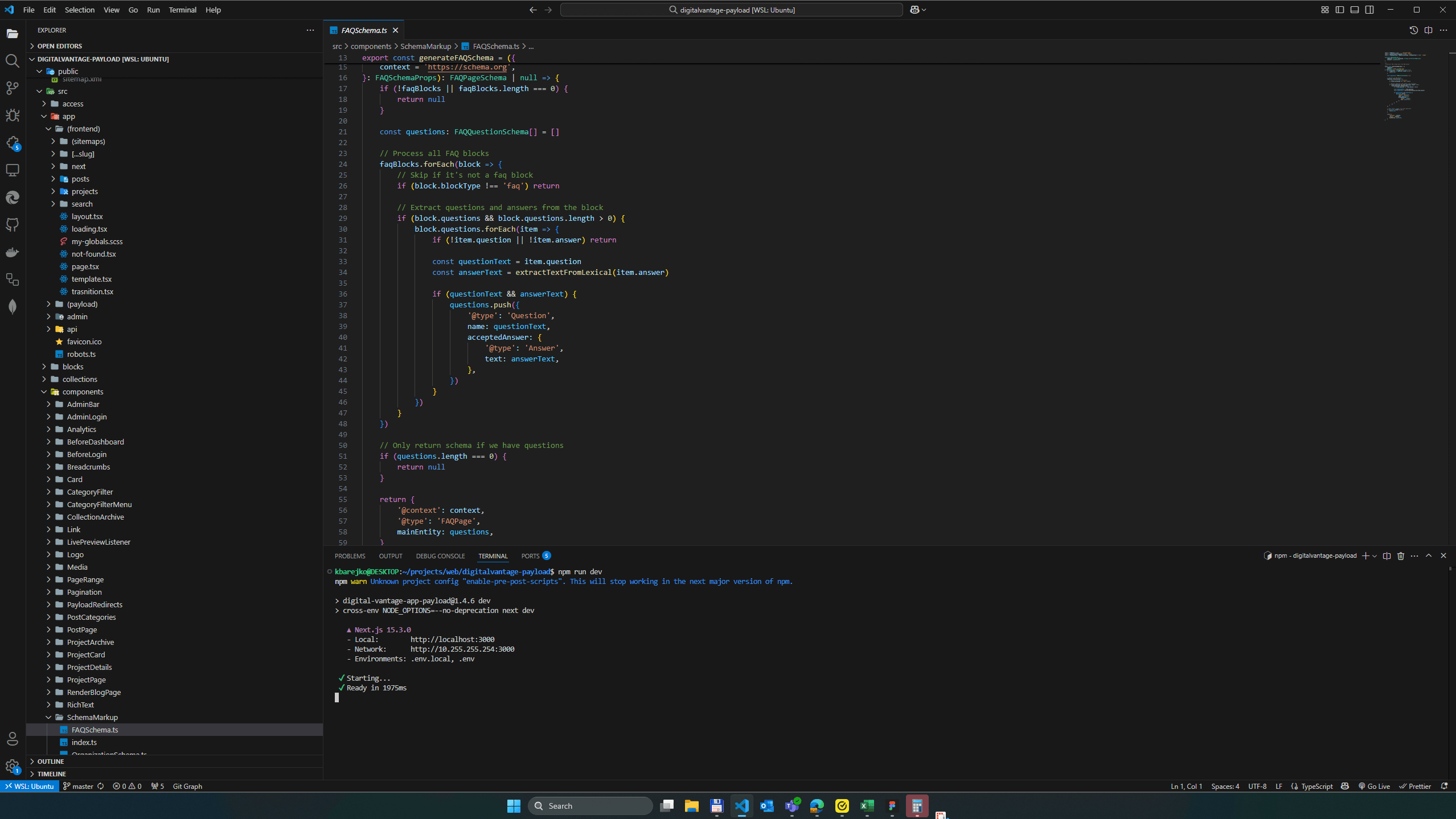 Proces tworzenia aplikacji (VS Code)