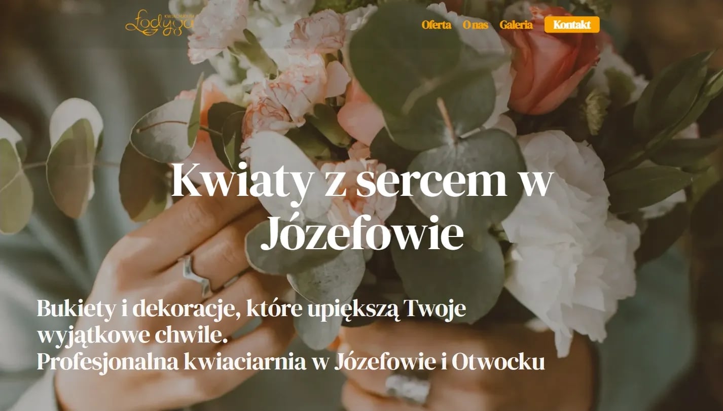 Kwiaciarium Łodyga - Landing Page