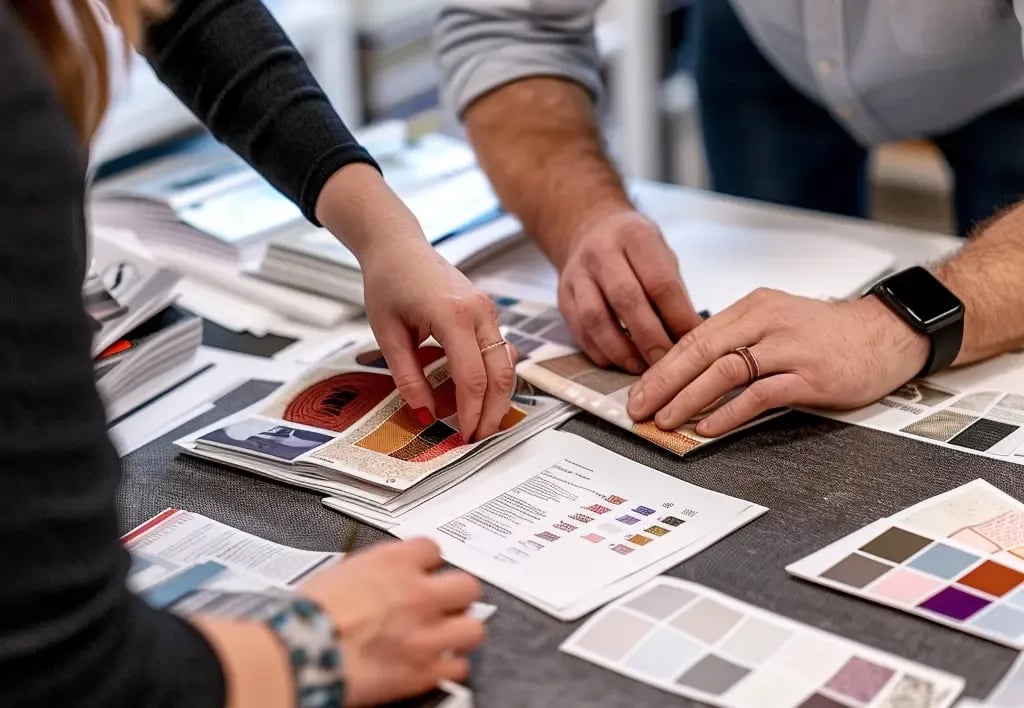 Strony internetowe, Opracowanie palety kolorów marki