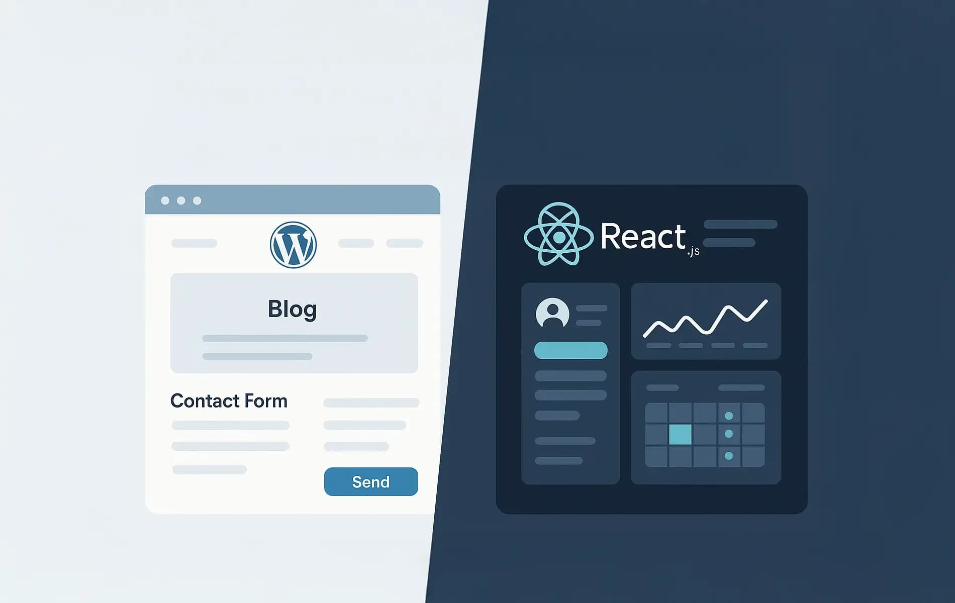 WordPress vs React/Next.js – co wybrać do aplikacji webowej?